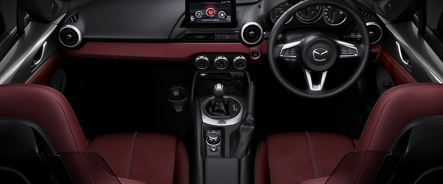 Mazda MX 5 Interior Red Nappa Leather